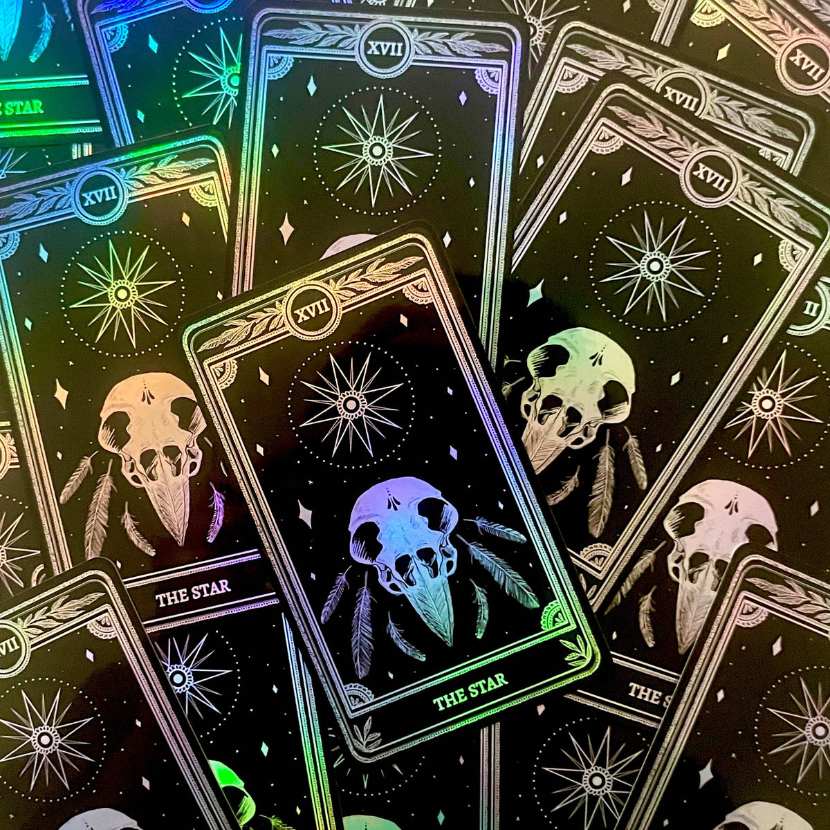 Marigold Tarot Celestial Sticker Pack - Holographic