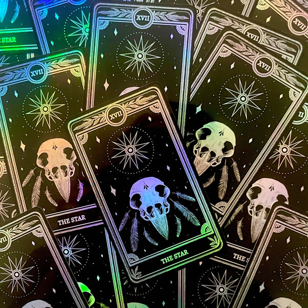 Marigold Tarot Celestial Sticker Pack - Holographic