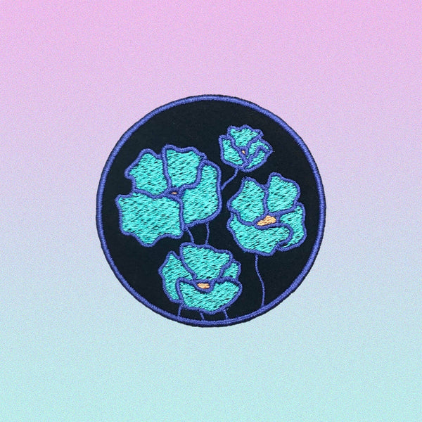 The Space Bureau - Poppy Flower Patch - Iron-on