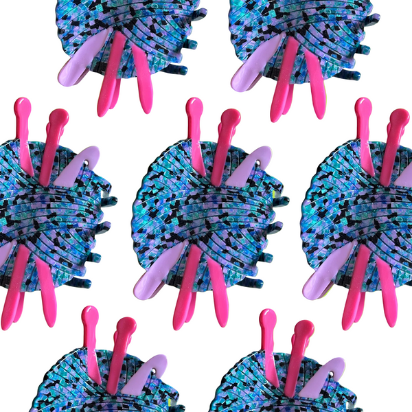Knitting & Crochet Needle Claw Hair Clip