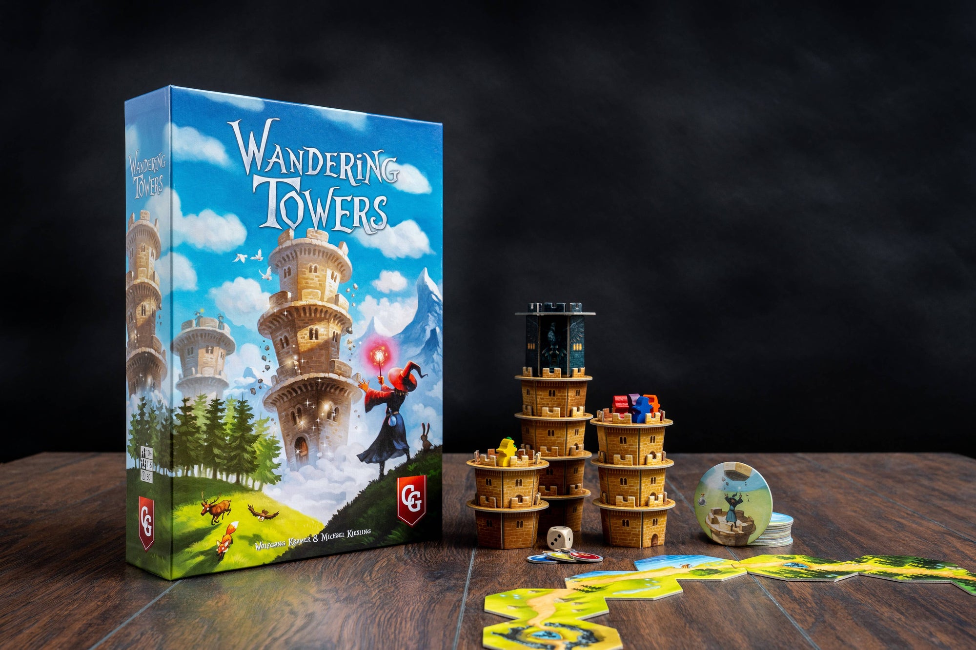 Capstone Games - Wandering Towers: Base Game / 30 minutes / 1-6 Players