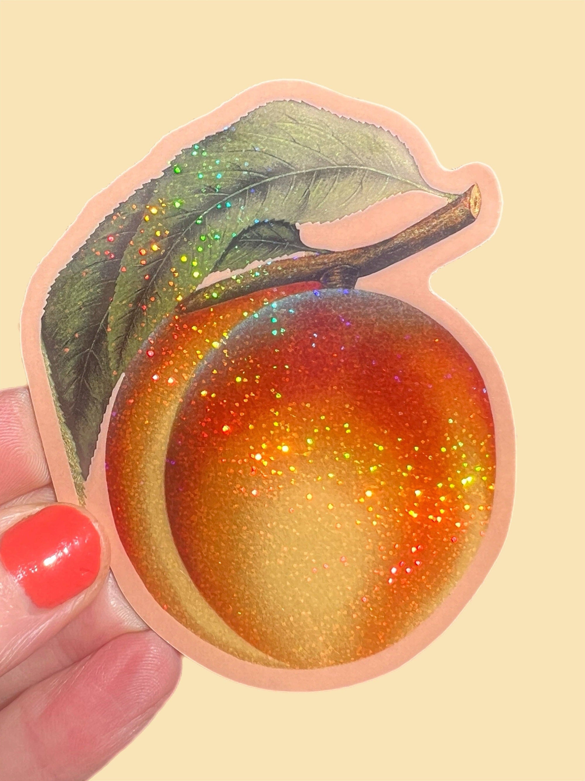 Astral Weekend - Peach Glitter STICKER