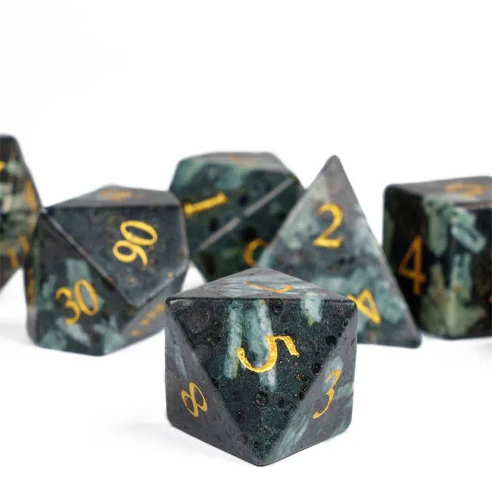 Verdant Core - Stone Dice Set