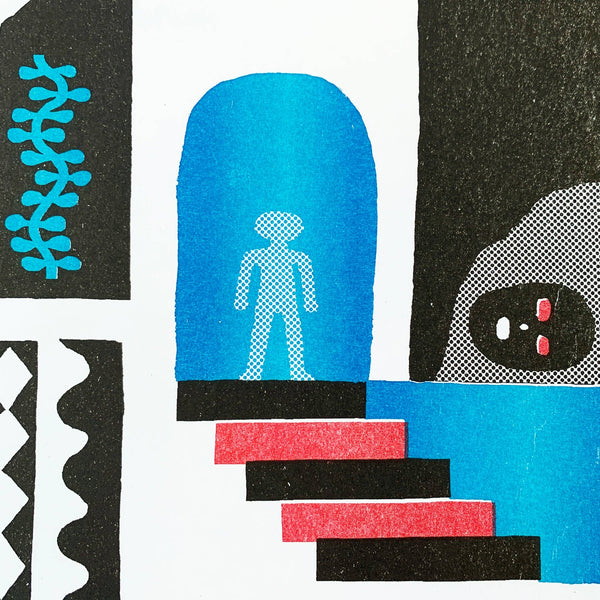 AMBIENT FRIEND - Where Was I? Riso Print