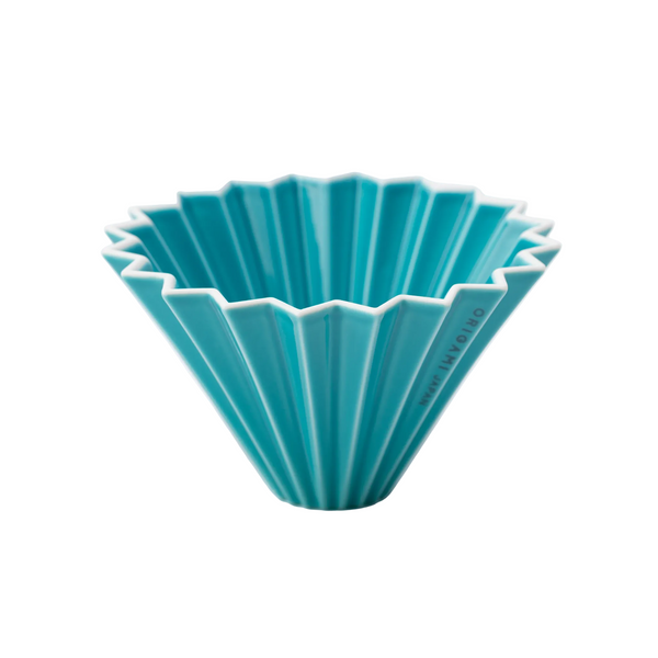 Origami - Pour Over Coffee Dripper - Porcelain - Turquoise