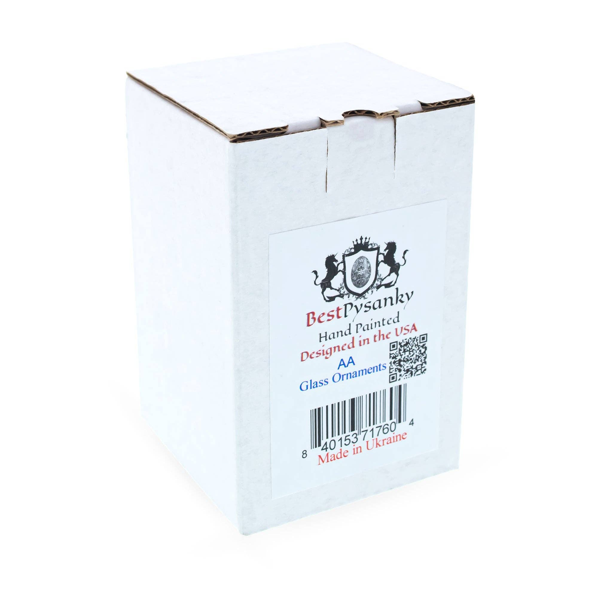 Money Bag Prosperity Glass Christmas Ornament