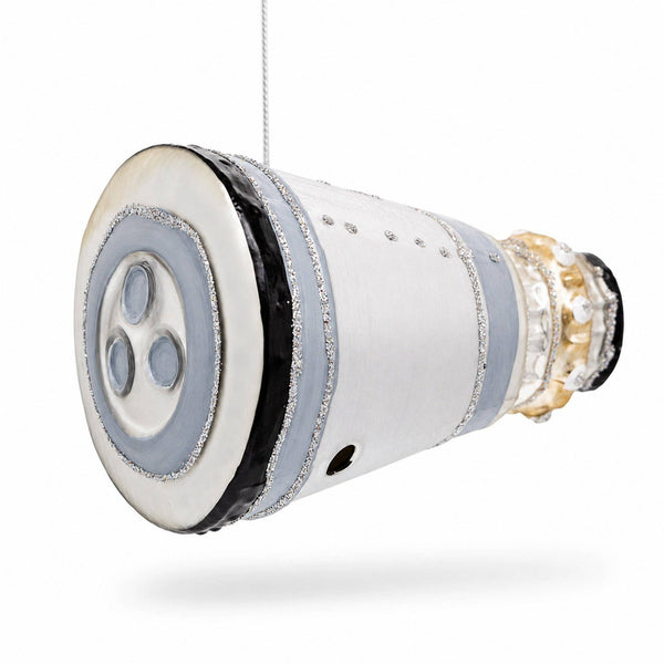 Mars Space Shuttle - Glass Ornament