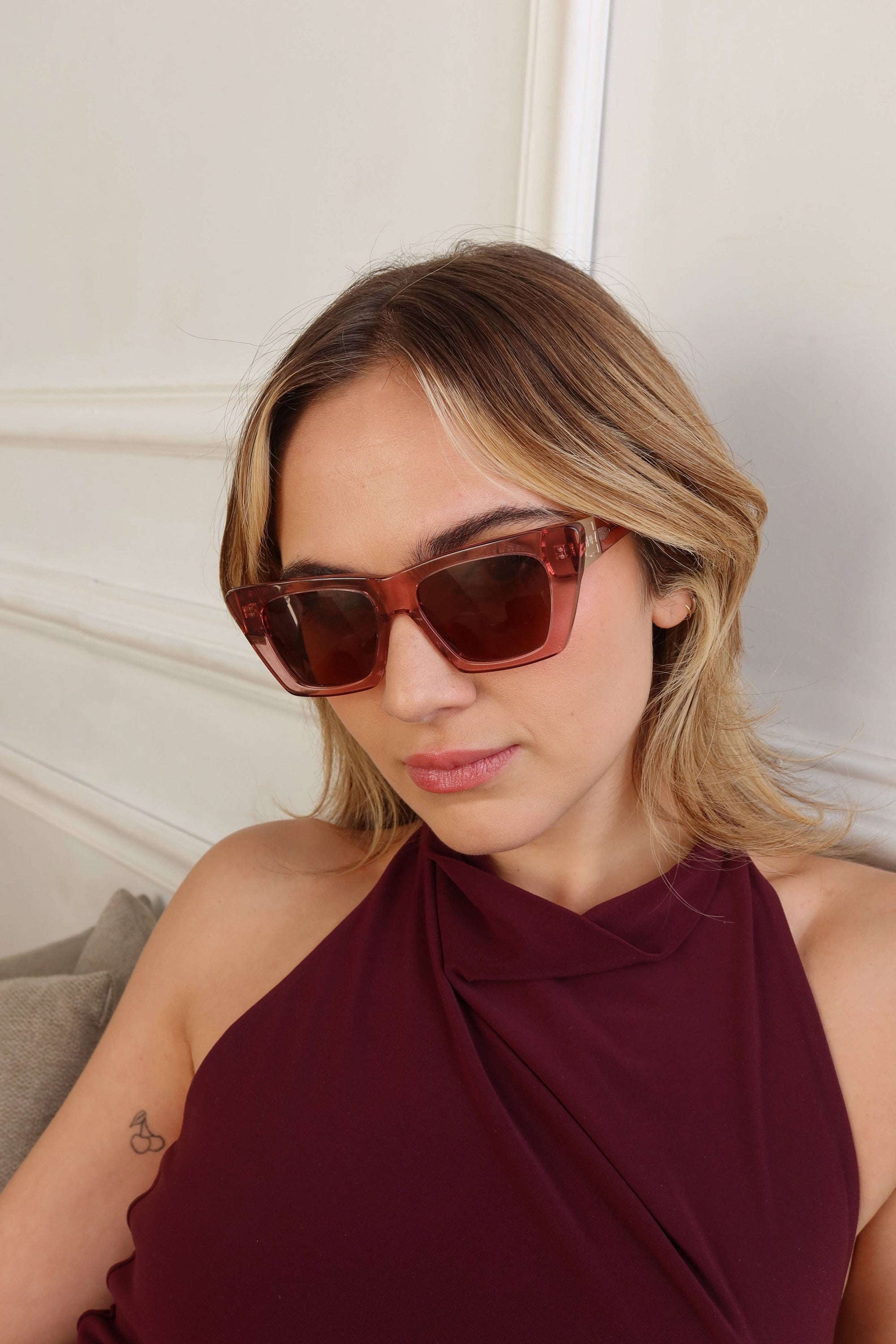 INDY - Uptown Sunglasses – Blush Pink