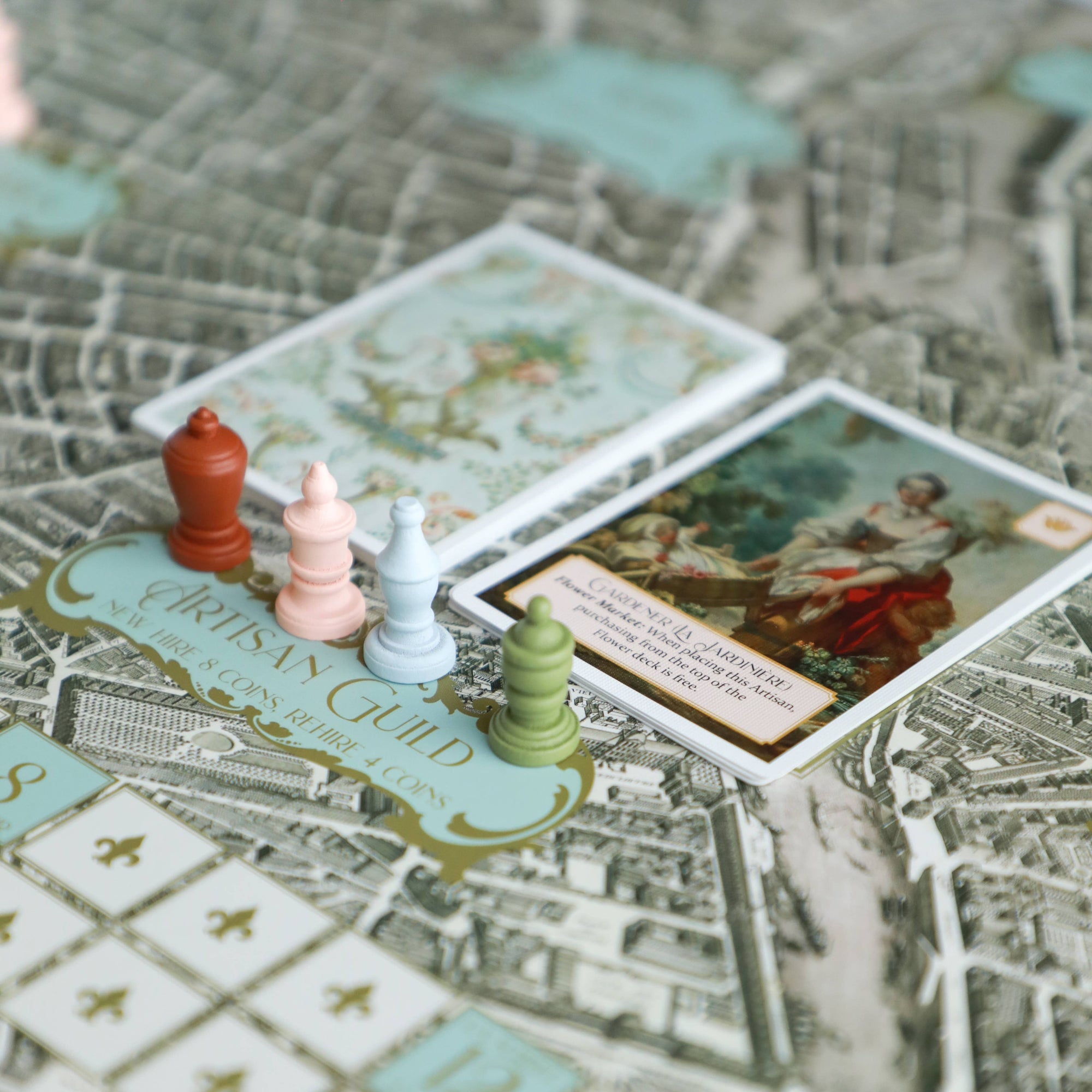 La Fleur - Board Game - Chateau Gardens in Rococo France