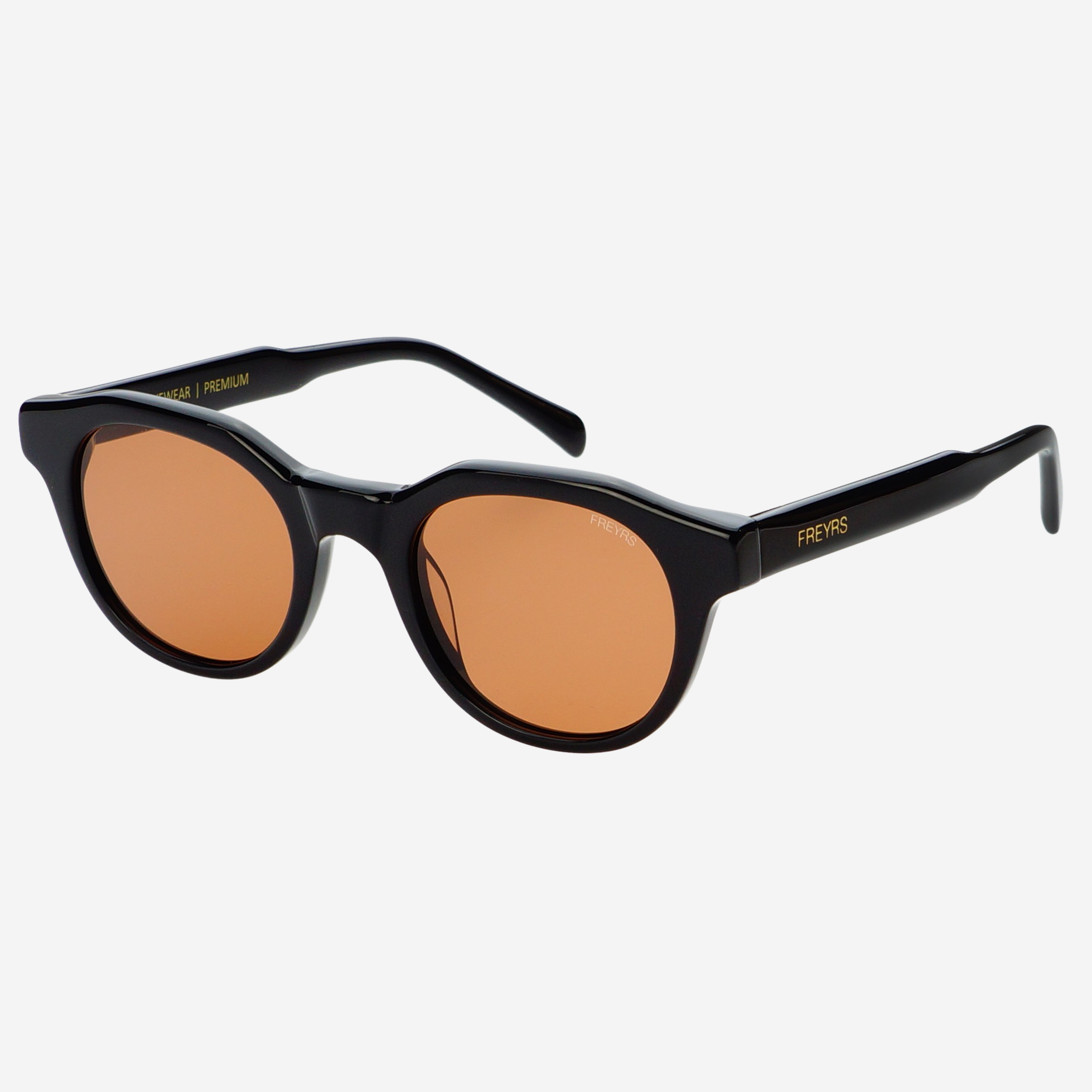 FREYRS - Cameron Sunglasses - Black/Brown