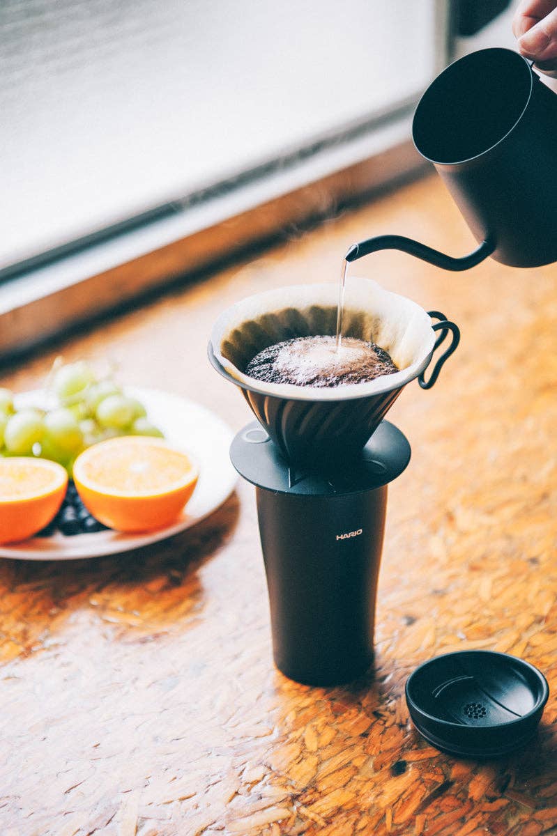 HARIO USA - V60 Metal Coffee Dripper 02: Matte Black