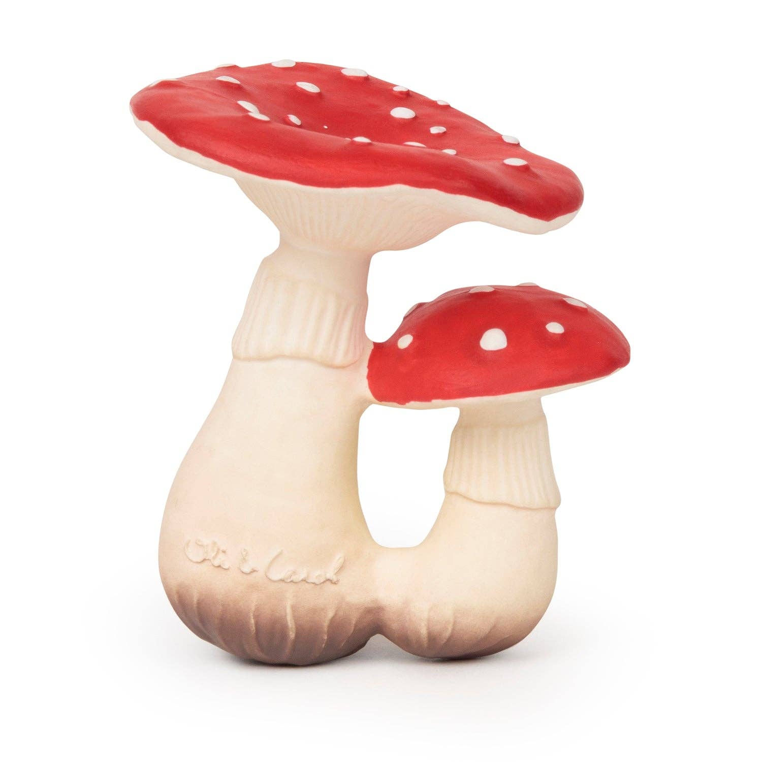 Oli & Carol - Spot the Mushroom Teether Toy