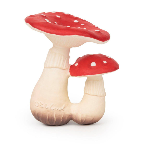 Oli & Carol - Spot the Mushroom Teether Toy