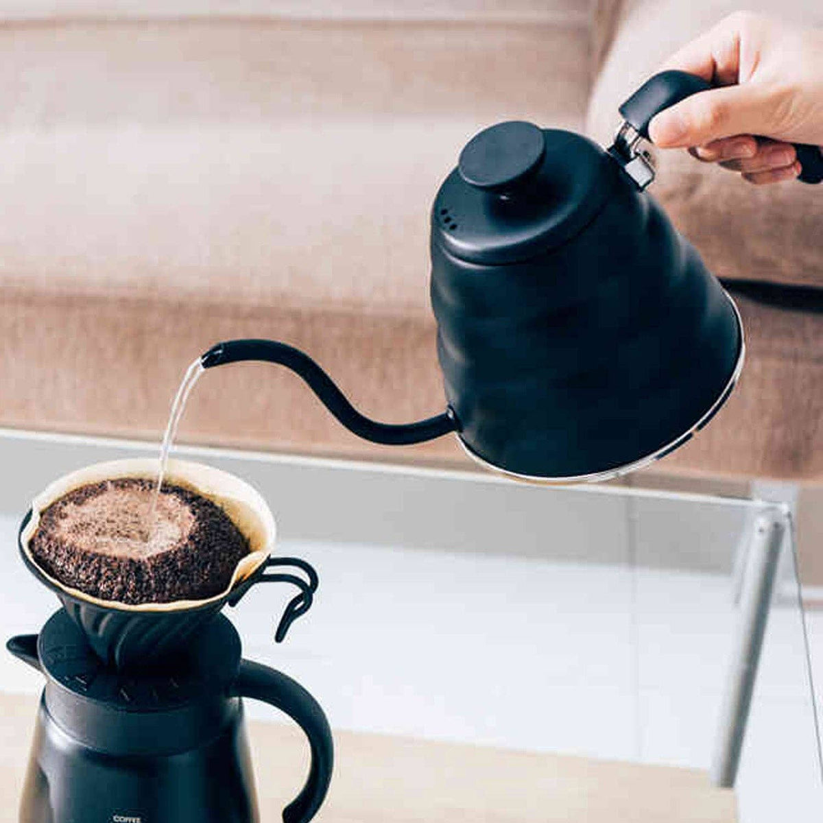 Hario - V60 "Buono" Drip Kettle - 1200mL - Matte Black