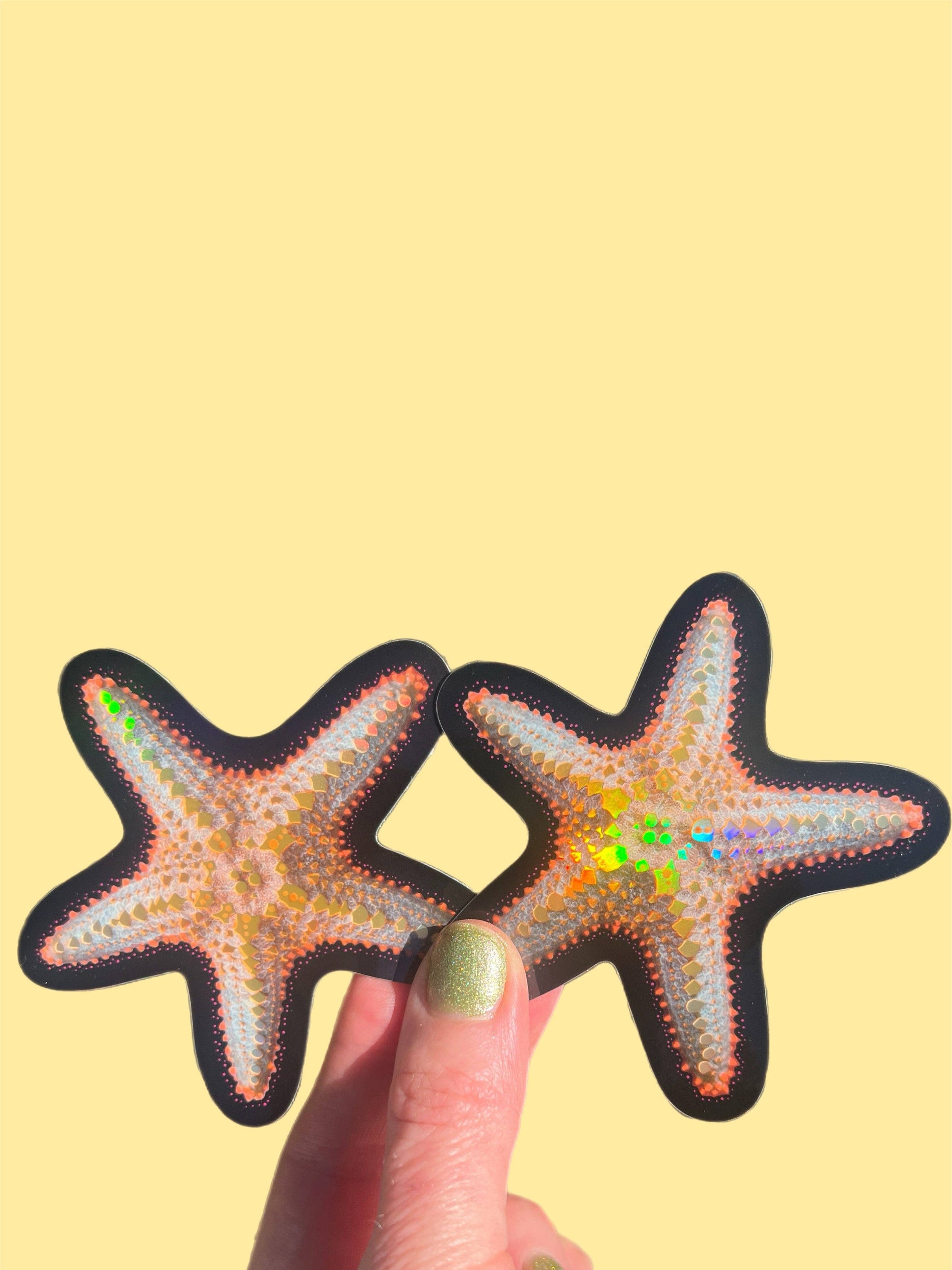 Starfish - Glitter Sticker