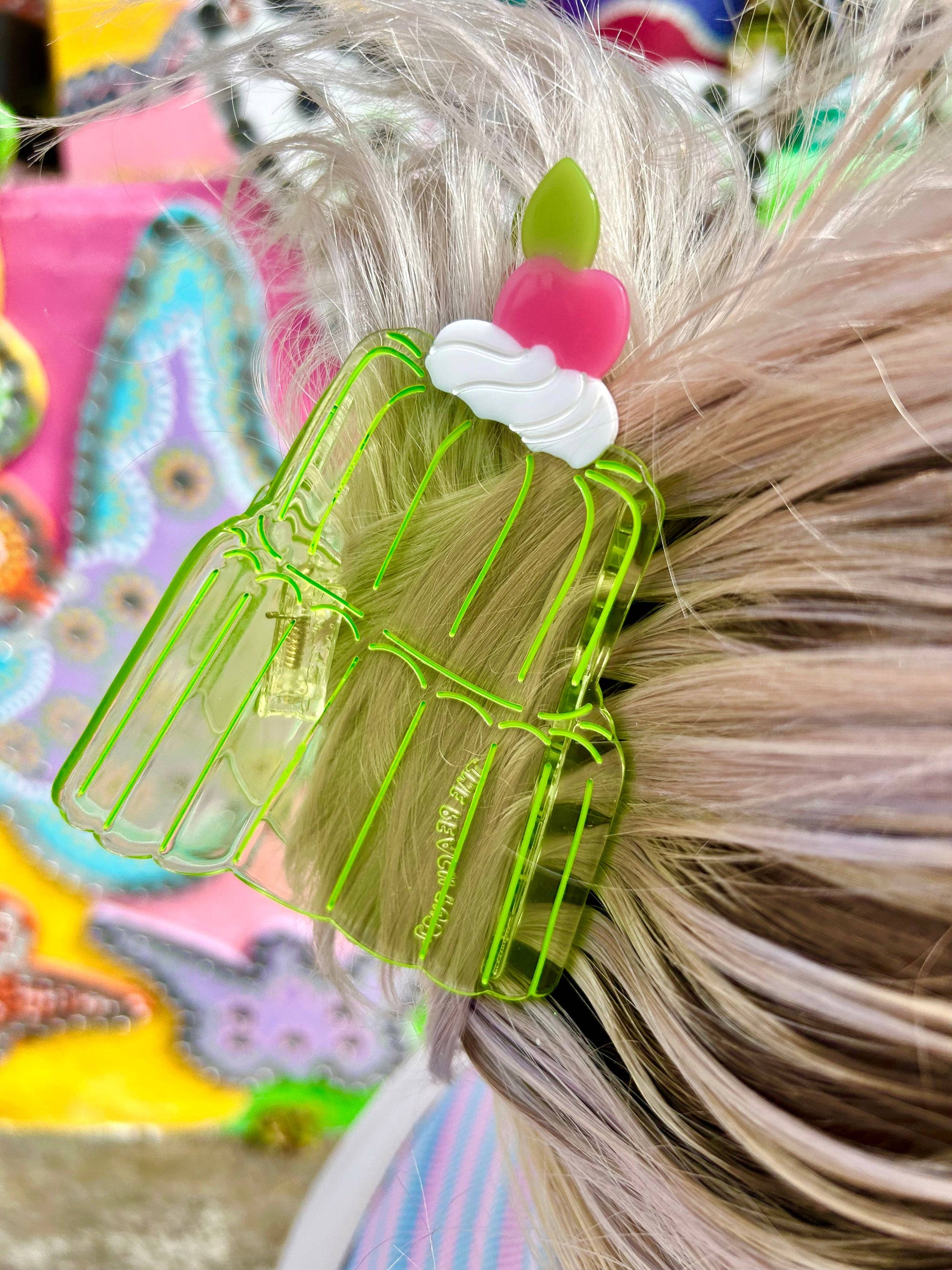 CHUNKS Hair Claw Clip - Jello
