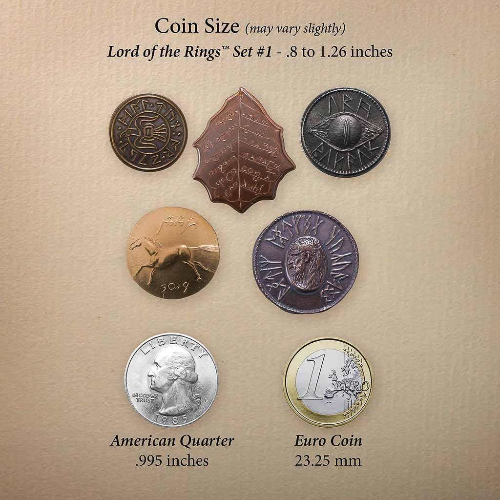 The Lord of the Rings™ Set #1 - Middle-earth Set of Five Coins