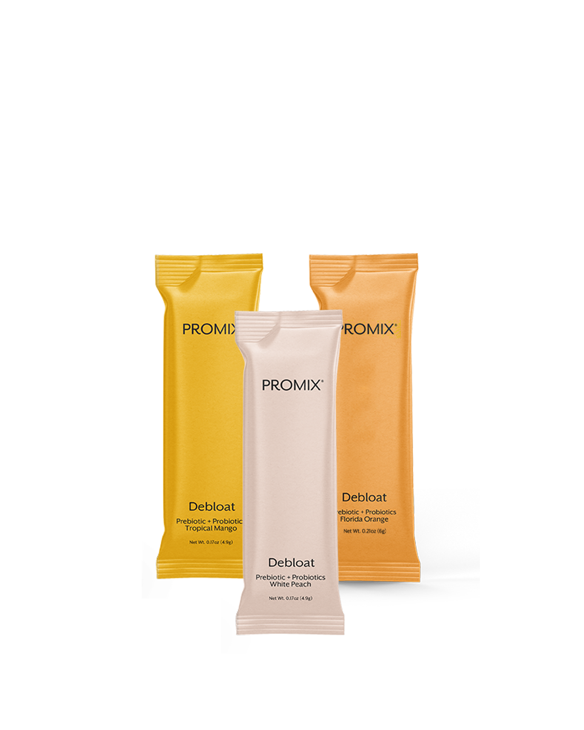 Promix - Debloat Variety Pack - Orange, Peach, Mango