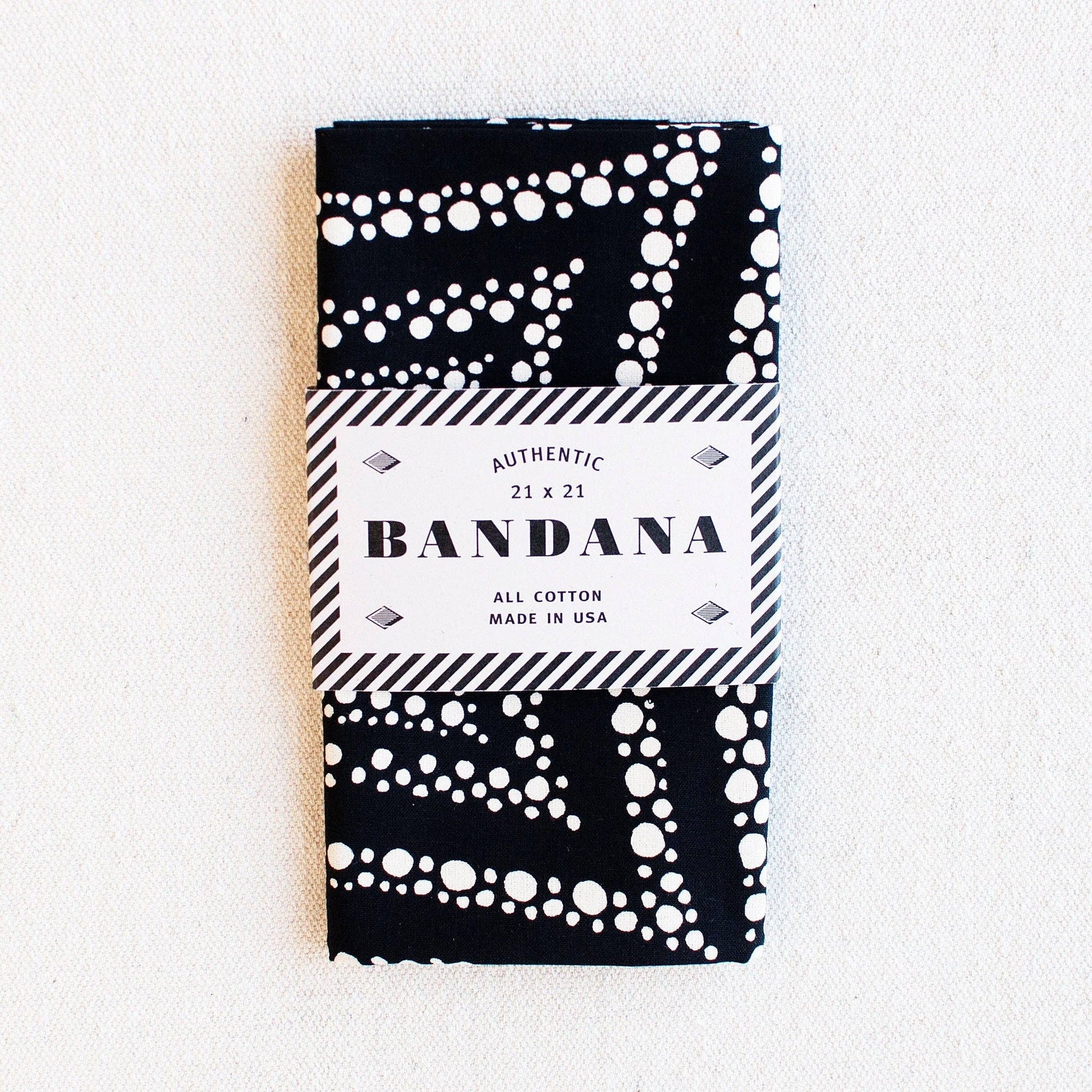 Pebble Bandana - Black