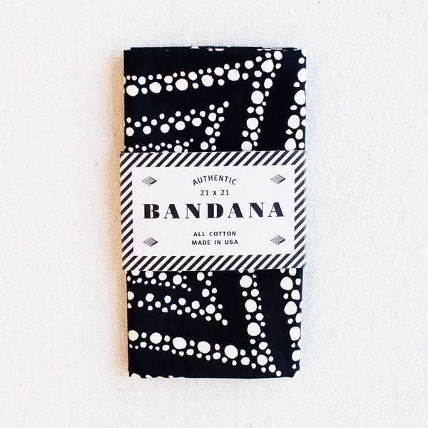 Pebble Bandana - Black