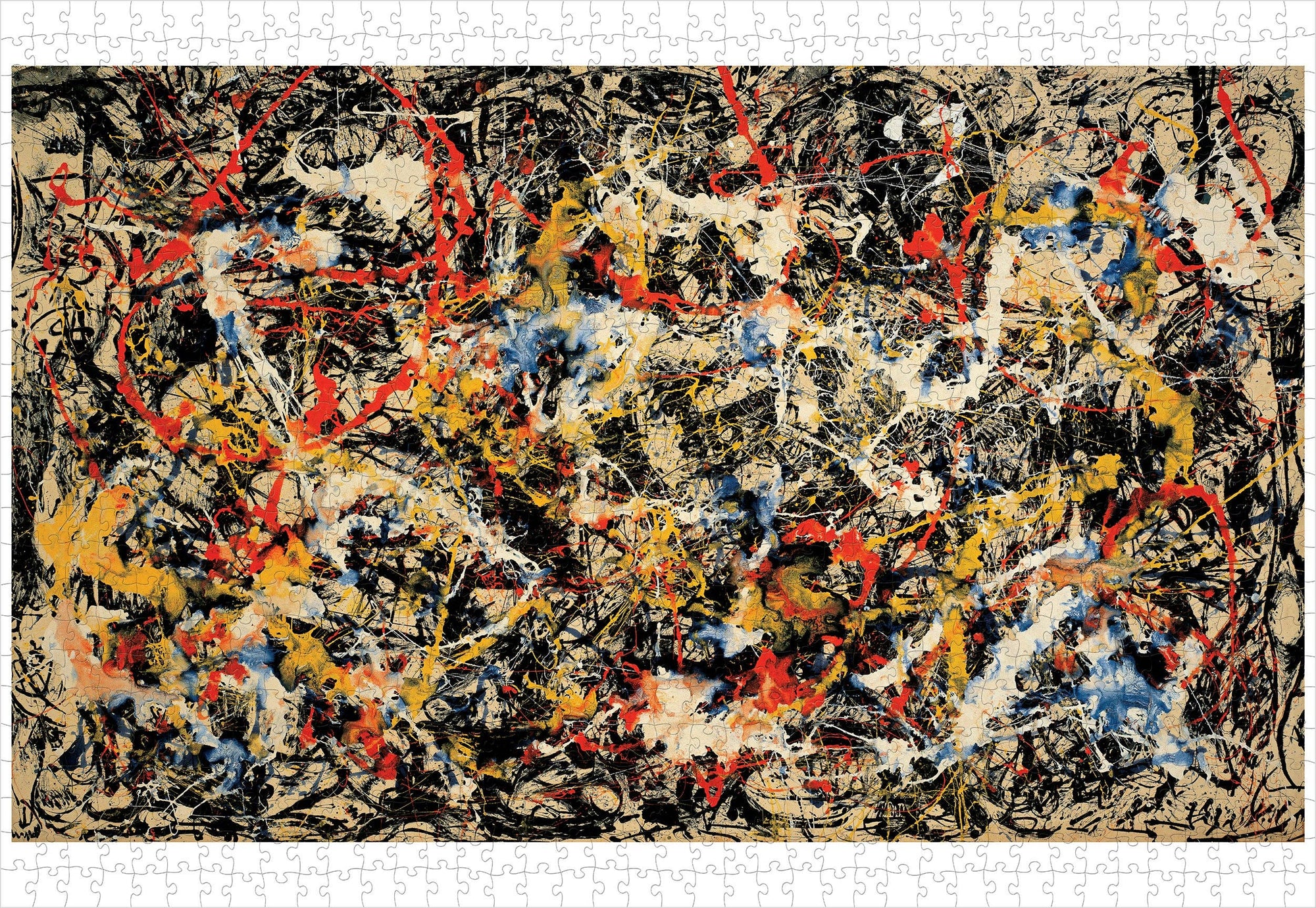 Jackson Pollock: Convergence 1000-piece Jigsaw Puzzle