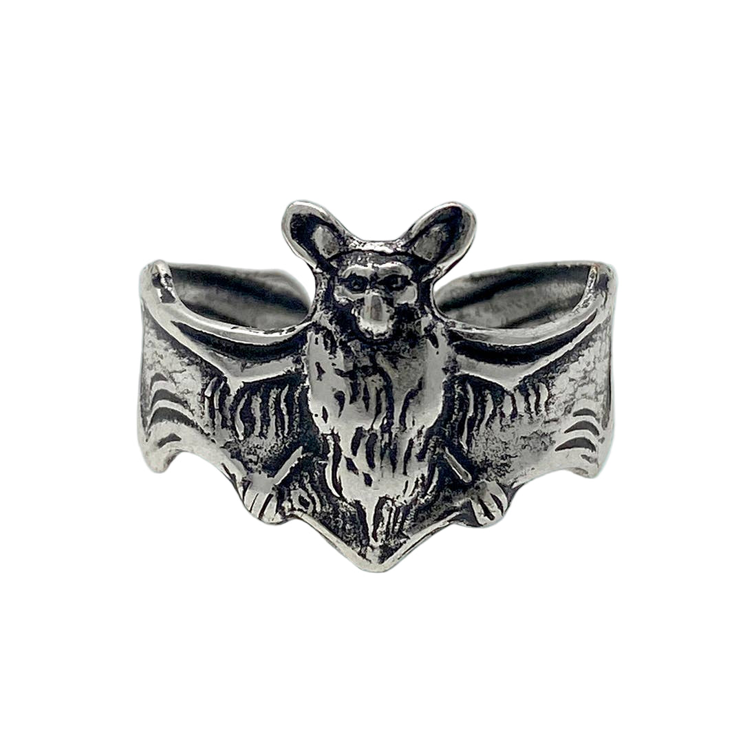 Silver Bat Ring