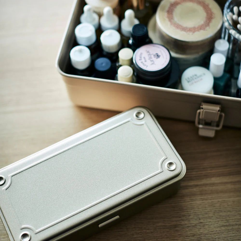 Steel Stackable Storage Box T-190 Silver at Space Camp in Portland, Oregon