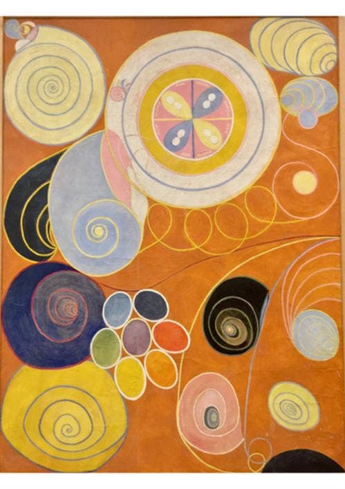 Hilma af Klint - The Ten Largest,  No. 3 - Magnet