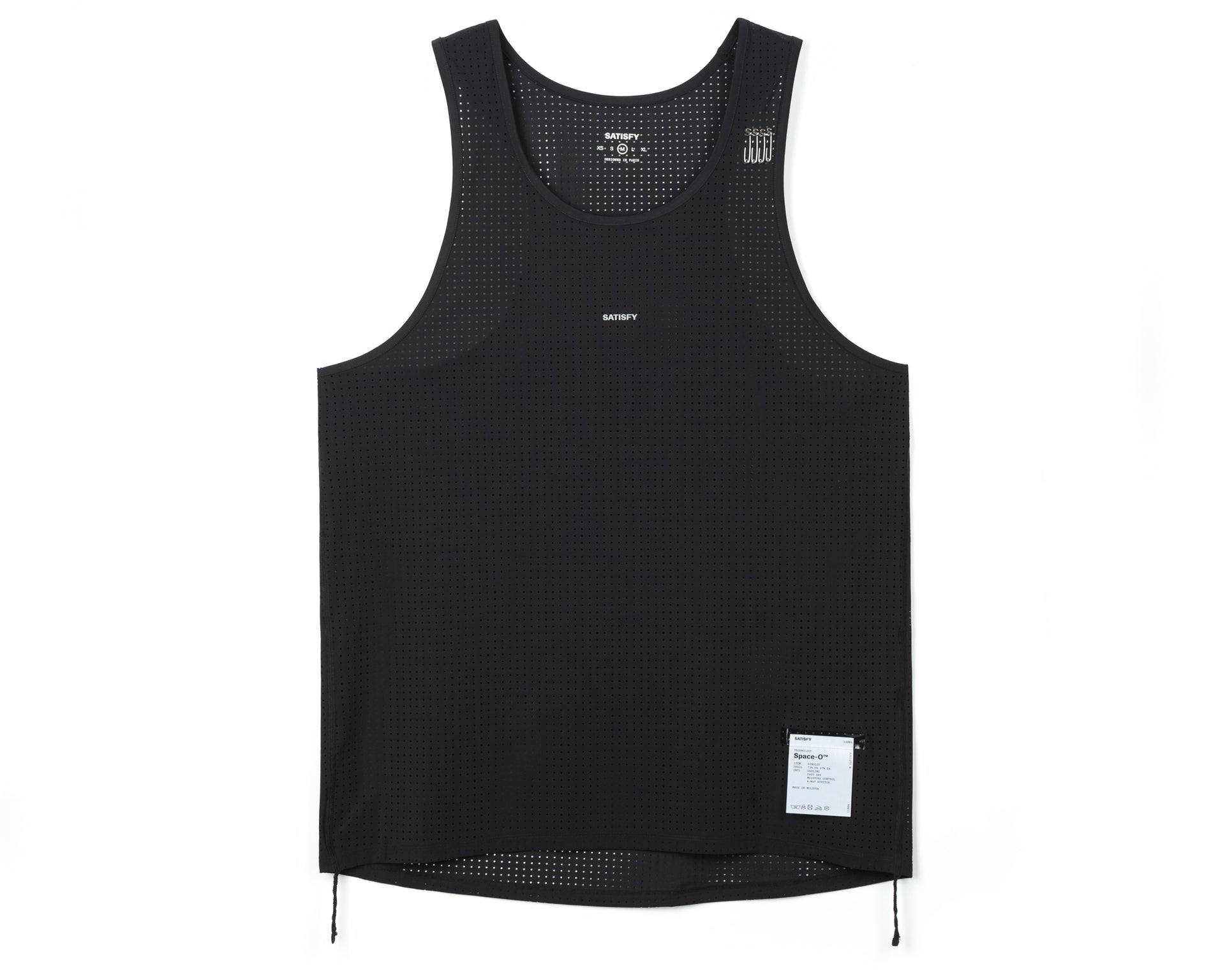 SATISFY - Space‑O™ Singlet  - Black
