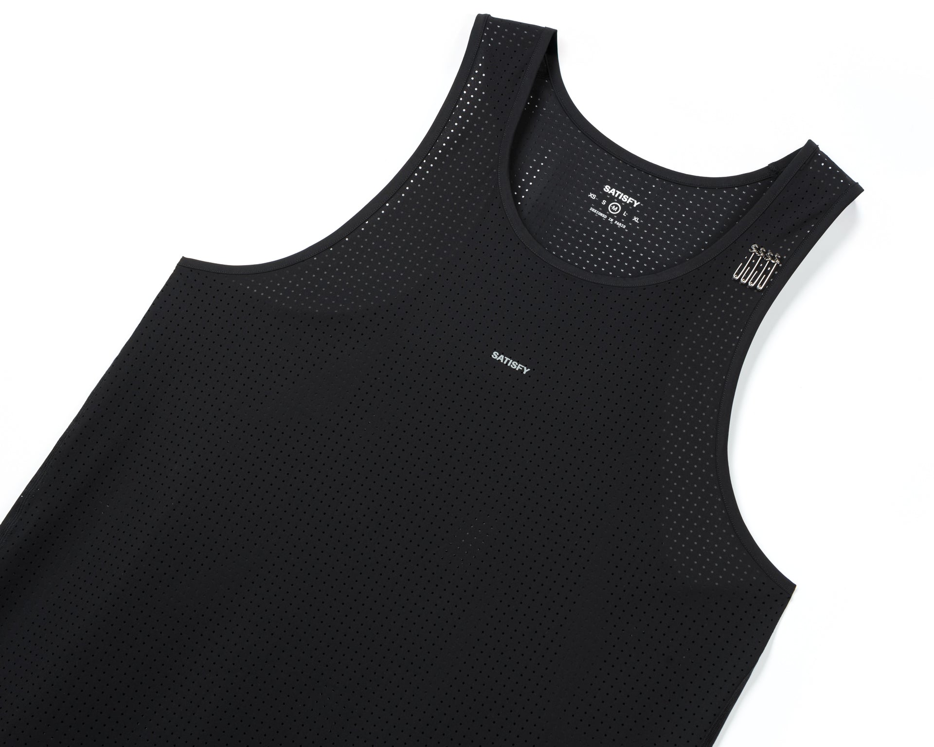 SATISFY - Space‑O™ Singlet  - Black