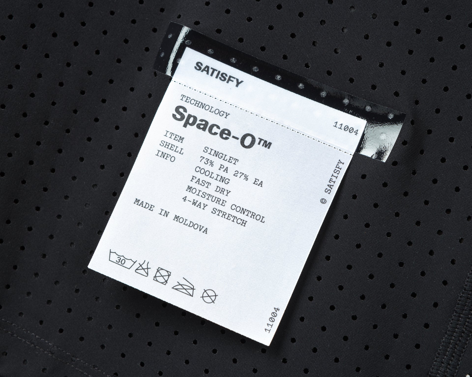 SATISFY - Space‑O™ Singlet  - Black