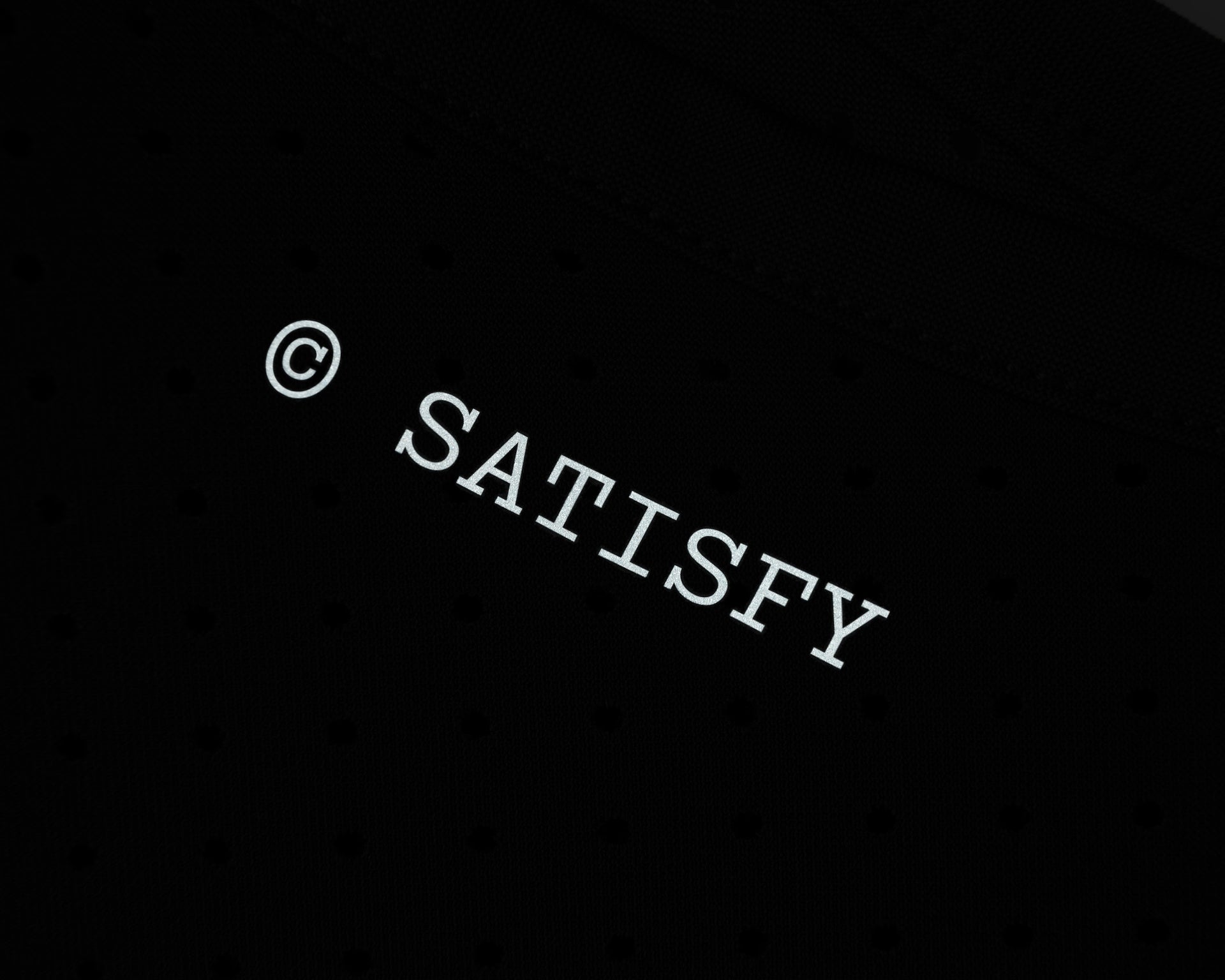 SATISFY - Space‑O™ Singlet  - Black