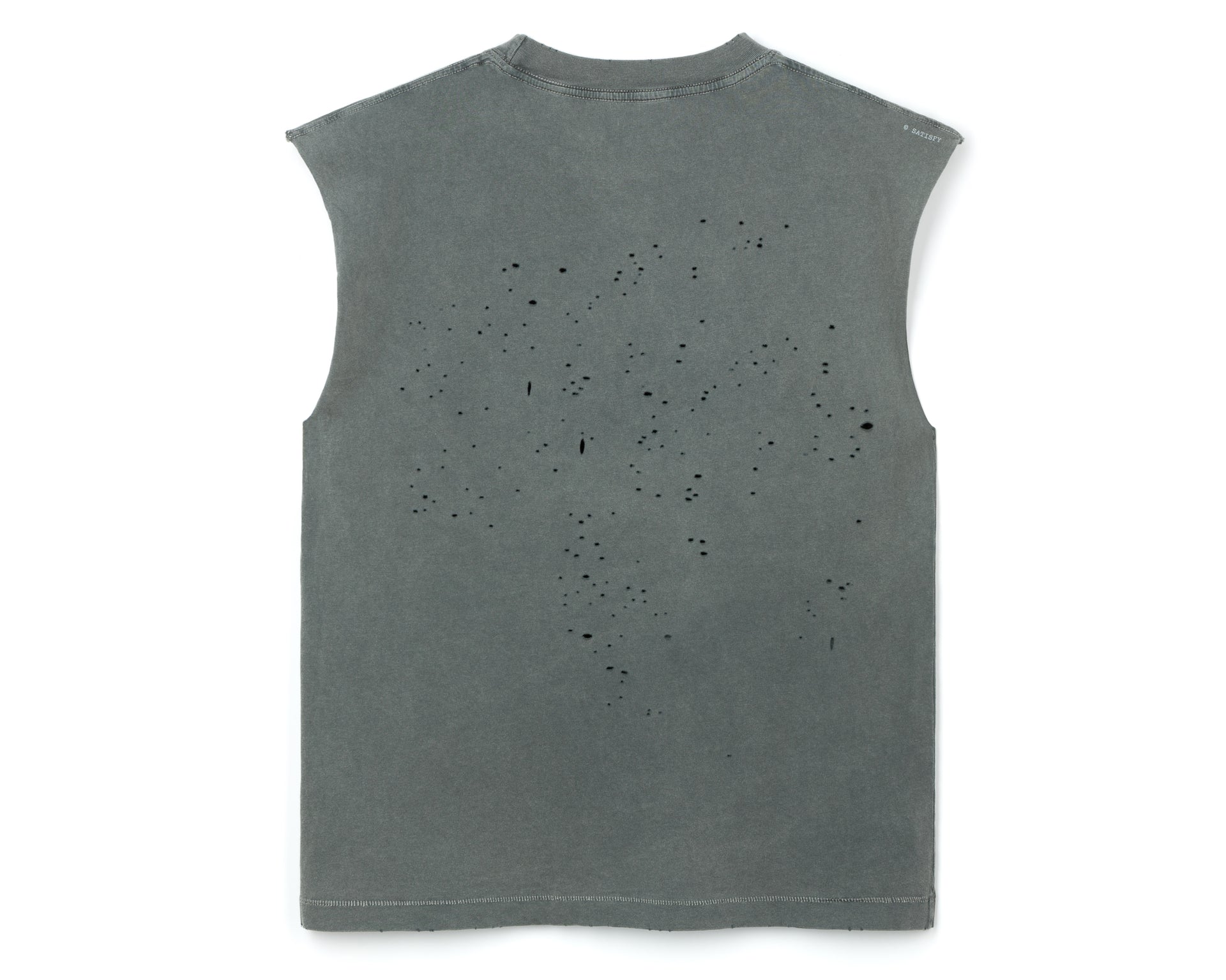 SATISFY - MothTech Muscle Tee - Aged Black