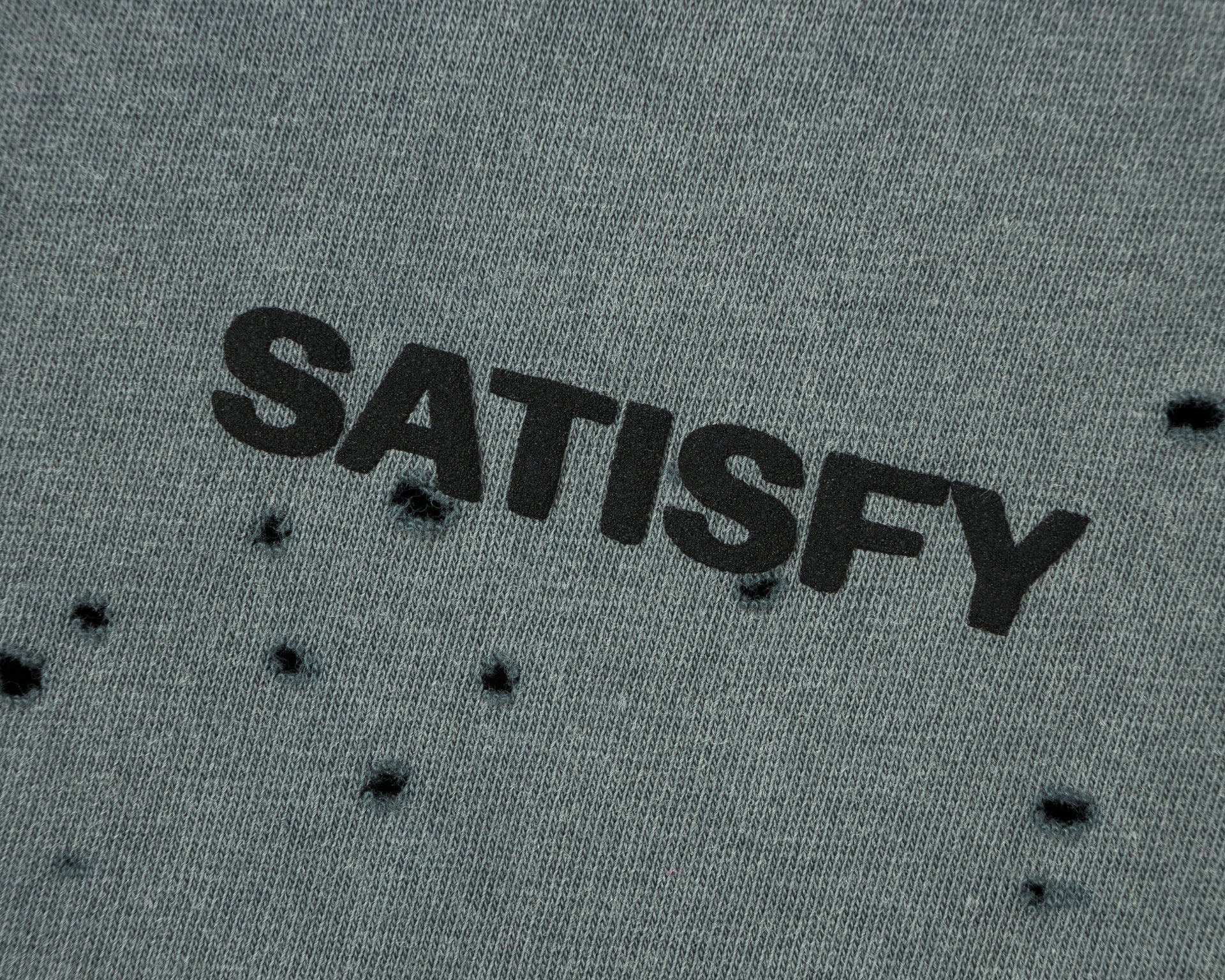 SATISFY - MothTech Muscle Tee - Aged Black