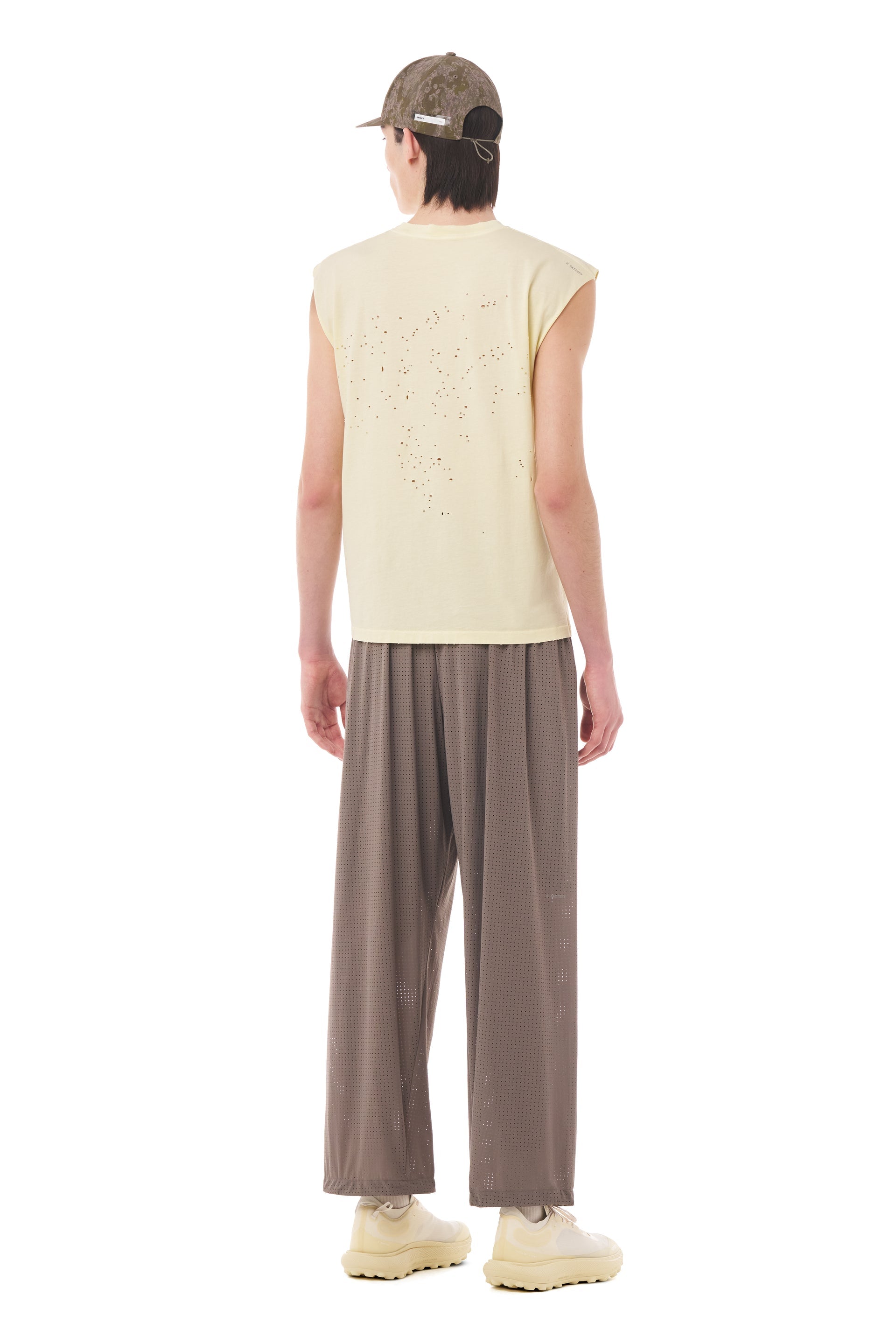 SATISFY - MothTech™ Muscle Tee - Aged Transparent Yellow