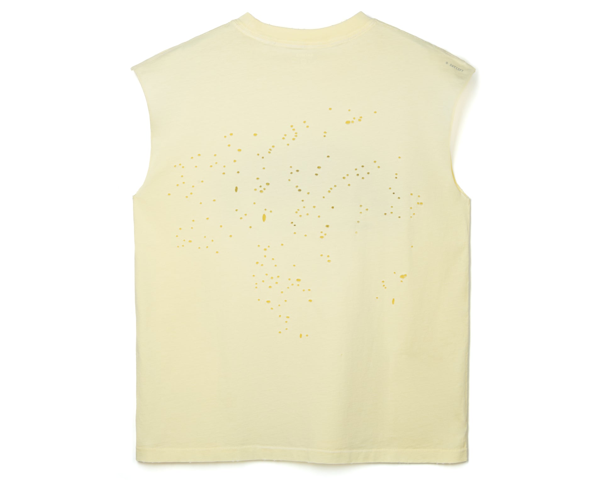 SATISFY - MothTech™ Muscle Tee - Aged Transparent Yellow