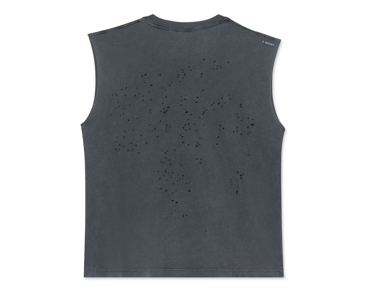 SATISFY - MothTech Muscle Tee - Aged Black