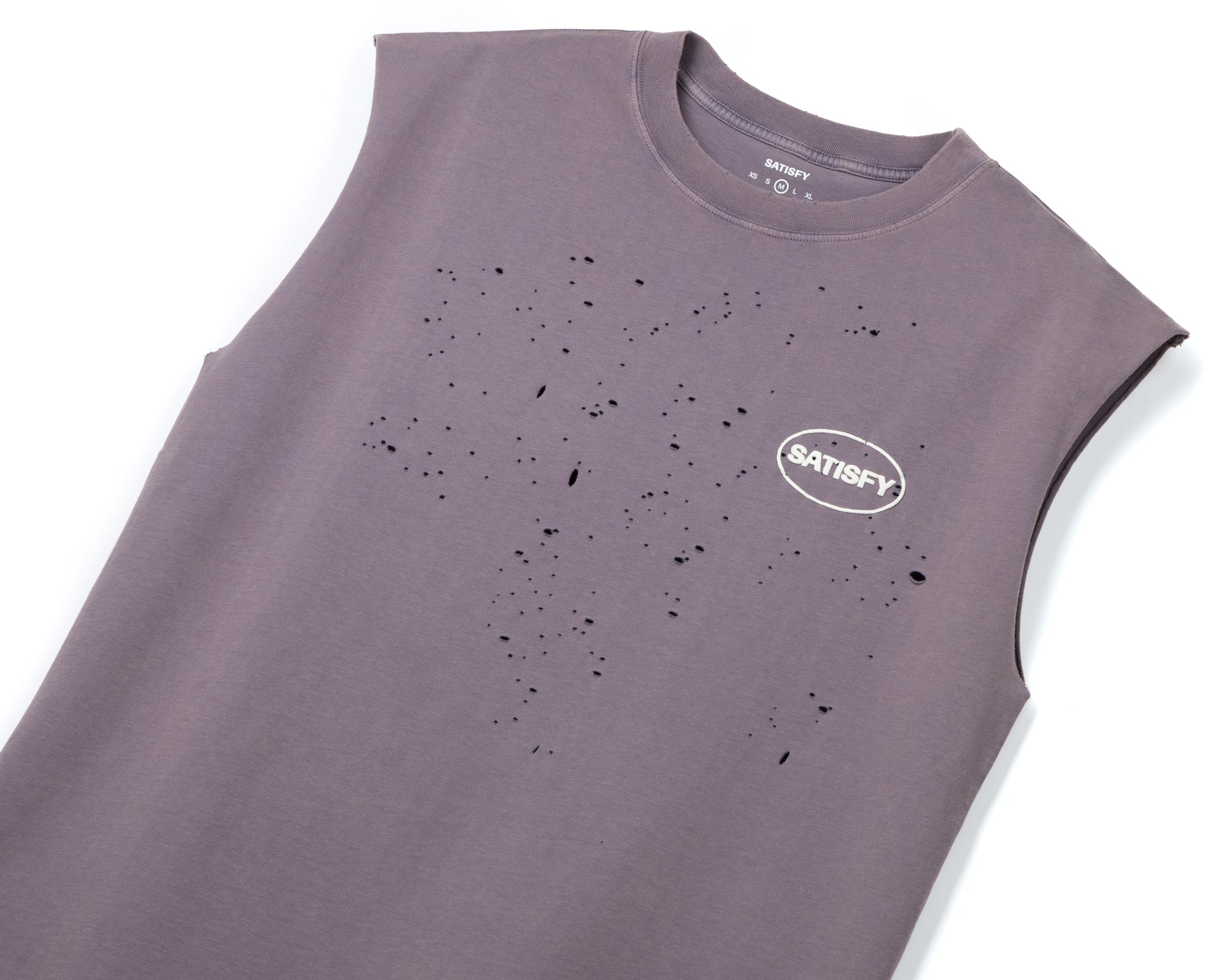 SATISFY - MothTech Muscle Tee - Aged Purple Sage