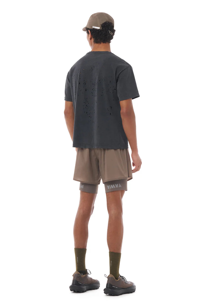 SATISFY - MothTech™ T-Shirt  - Aged Black Stallion