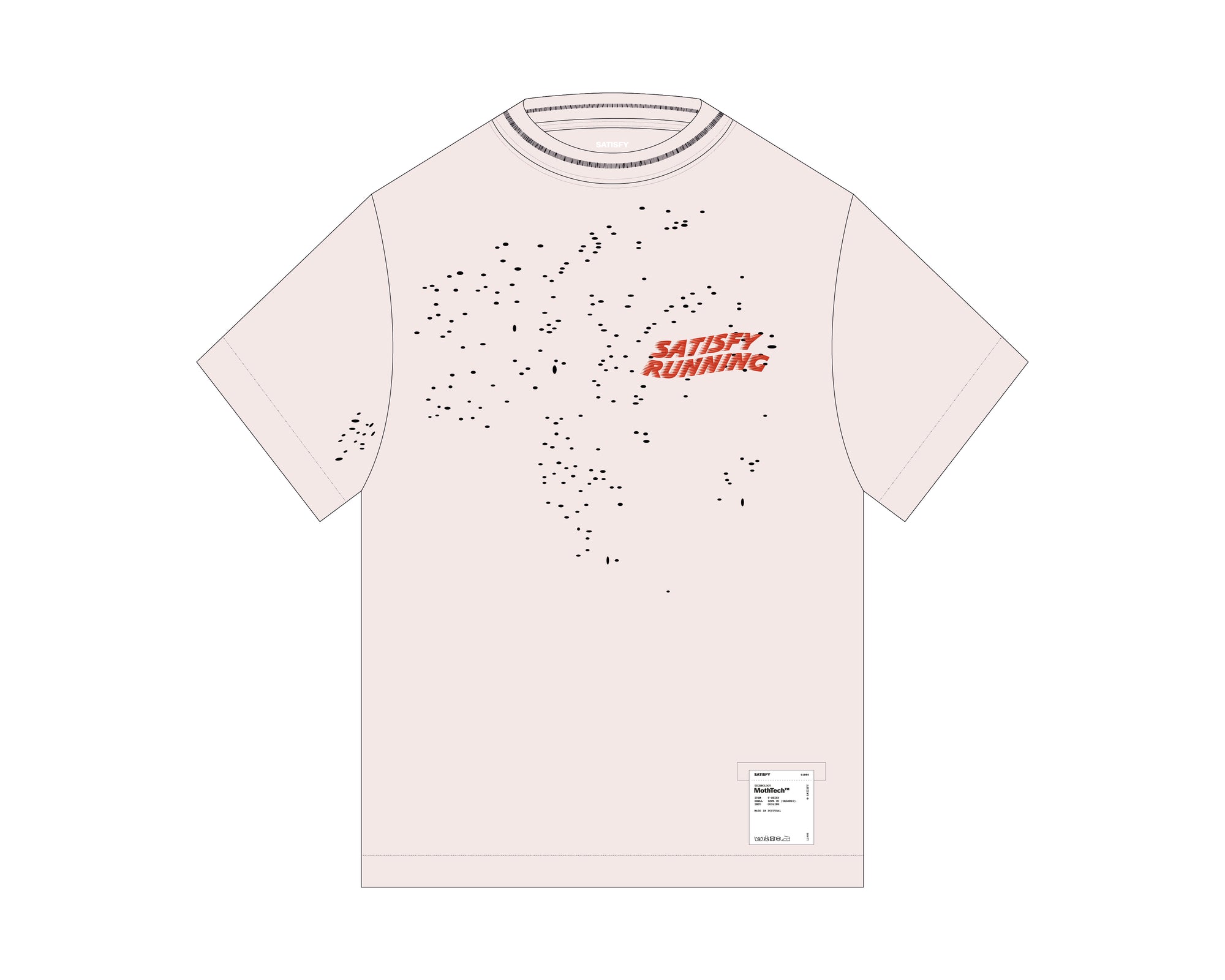 SATISFY - MothTech™ T-Shirt  - Sun Bleached Rosewater