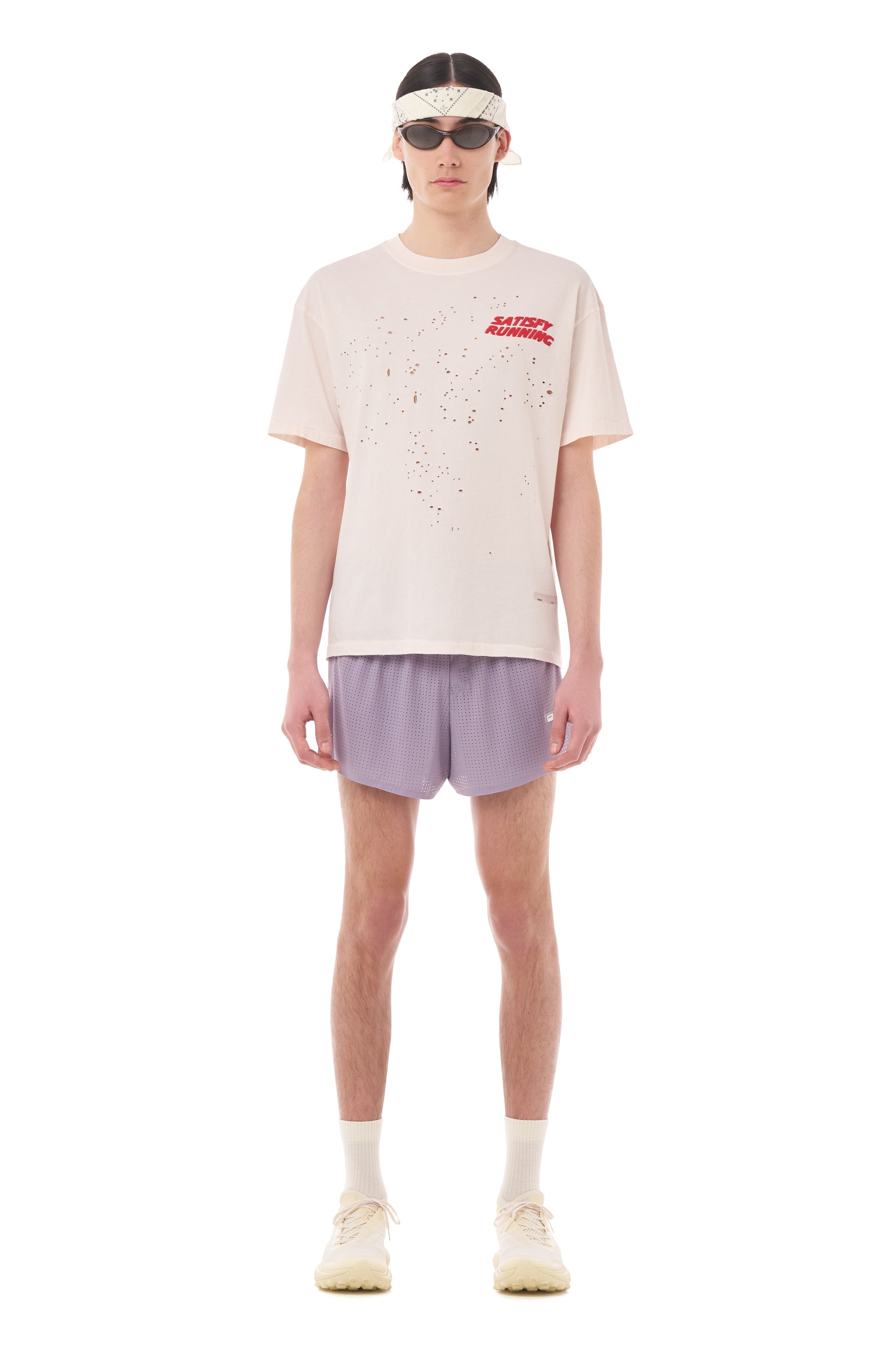 SATISFY - MothTech™ T-Shirt  - Sun Bleached Rosewater