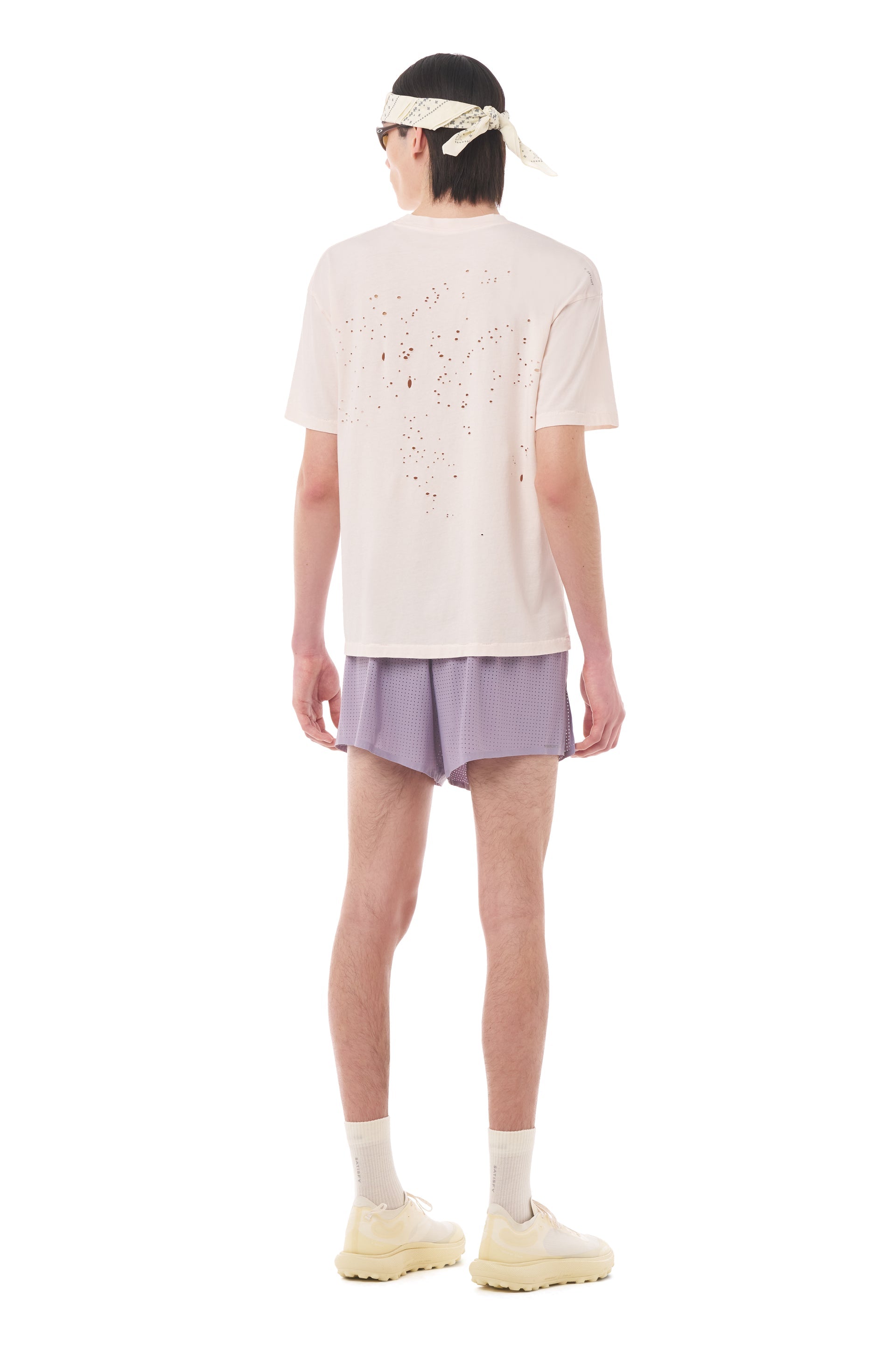 SATISFY - MothTech™ T-Shirt  - Sun Bleached Rosewater