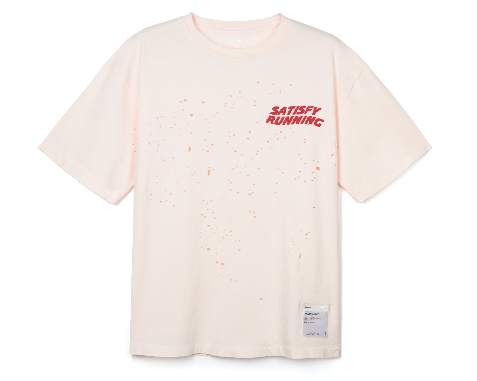 SATISFY - MothTech™ T-Shirt  - Sun Bleached Rosewater