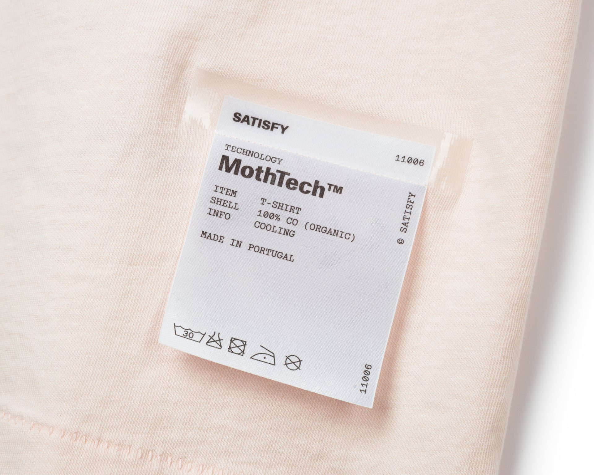 SATISFY - MothTech™ T-Shirt  - Sun Bleached Rosewater