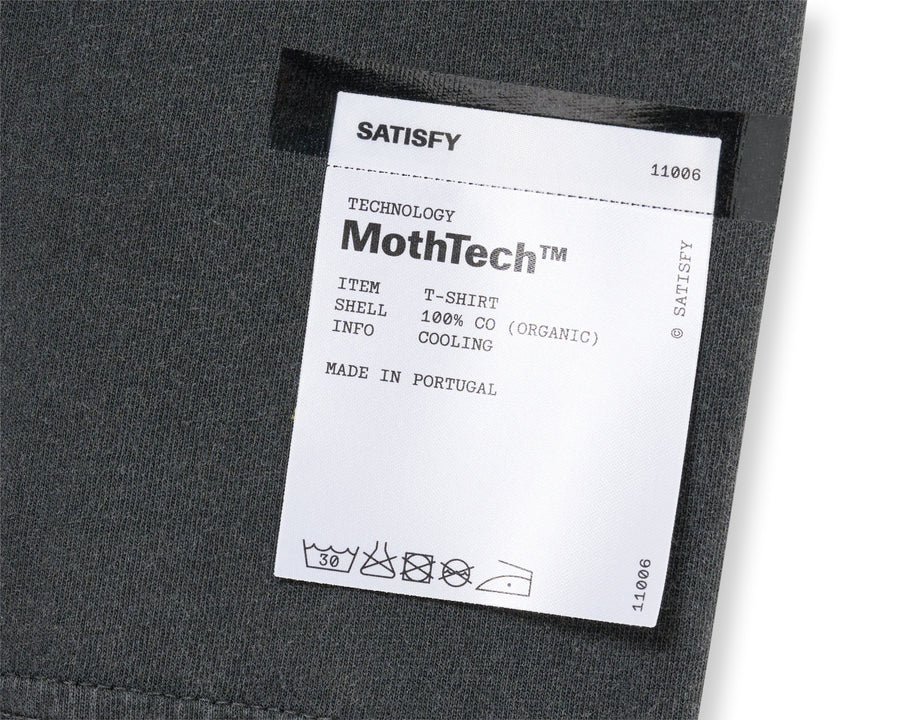 SATISFY - MothTech™ T-Shirt  - Aged Black