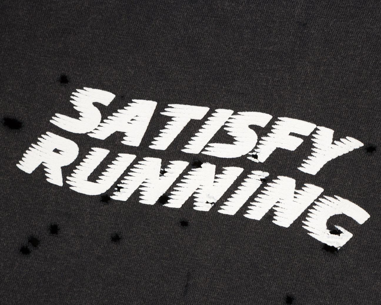 SATISFY - MothTech™ T-Shirt  - Aged Black - Wavy