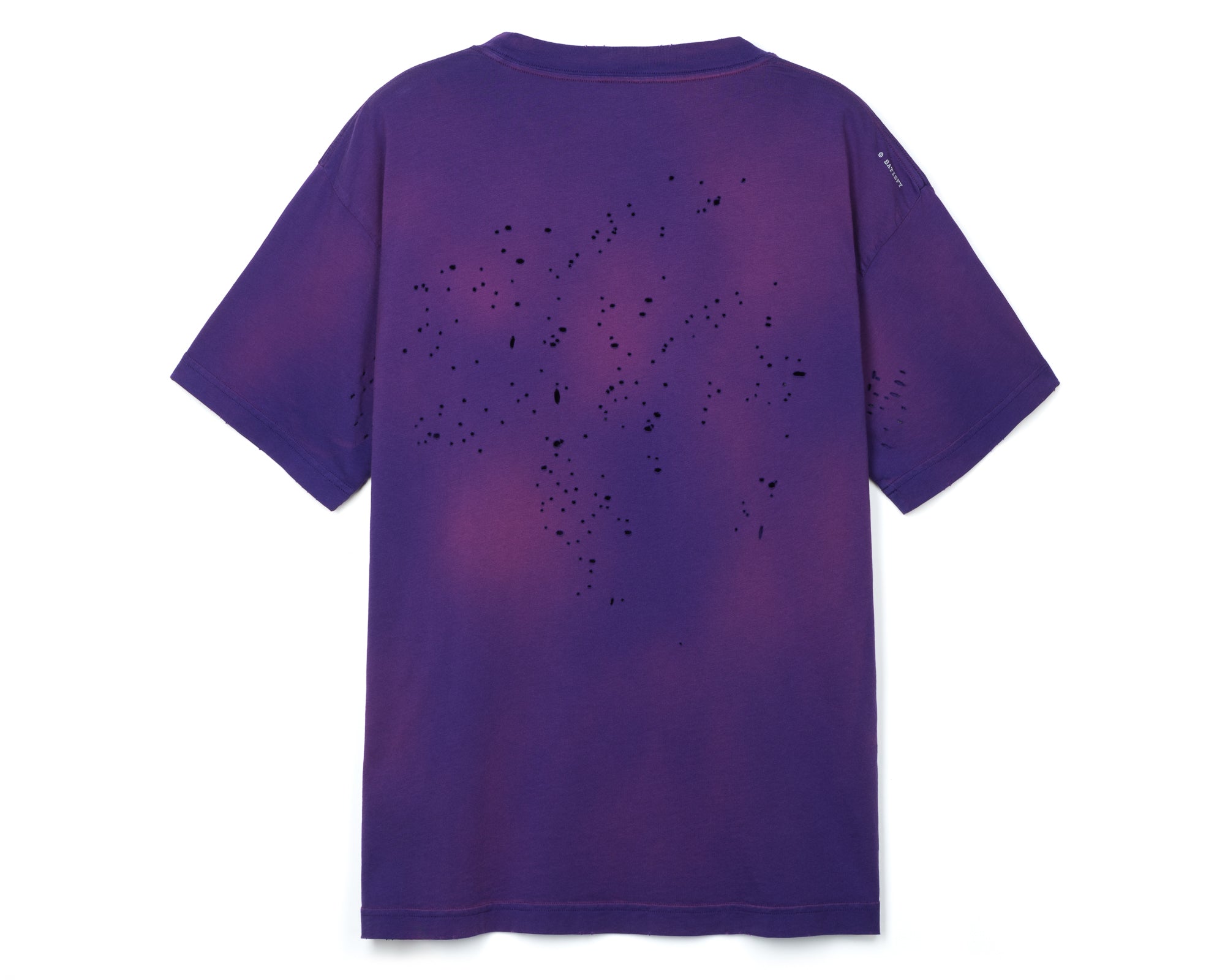 SATISFY - MothTech T-shirt - Sun-Bleach Acid Purple