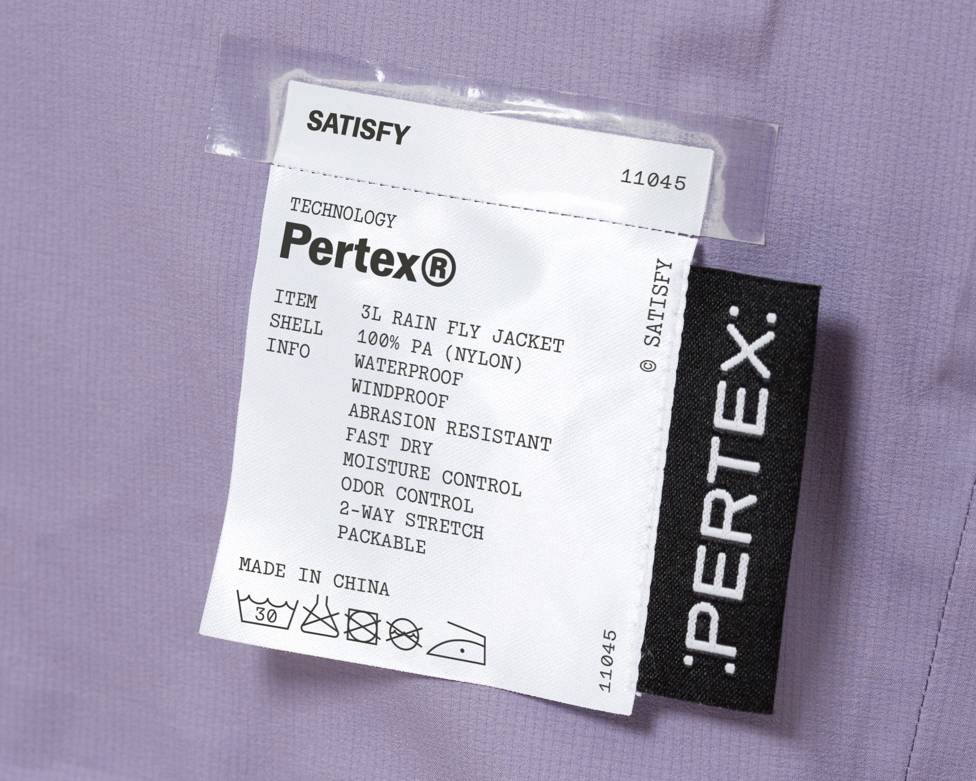 SATISFY - Pertex 3L Rain Fly Jacket - Dusk