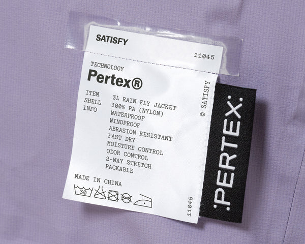 SATISFY - Pertex 3L Rain Fly Jacket - Dusk