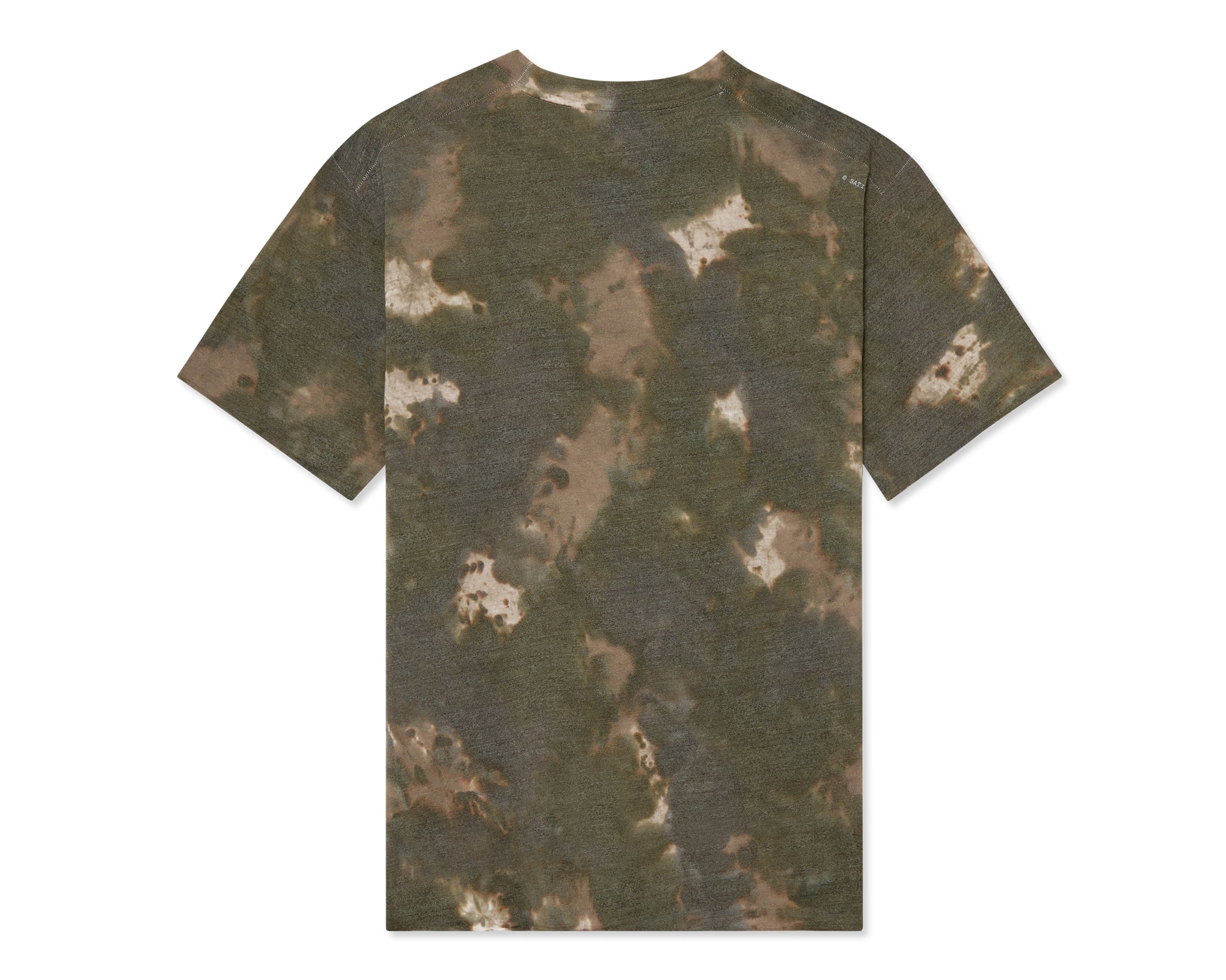SATISFY - Merino Cordura T-Shirt - Batik Military Olive